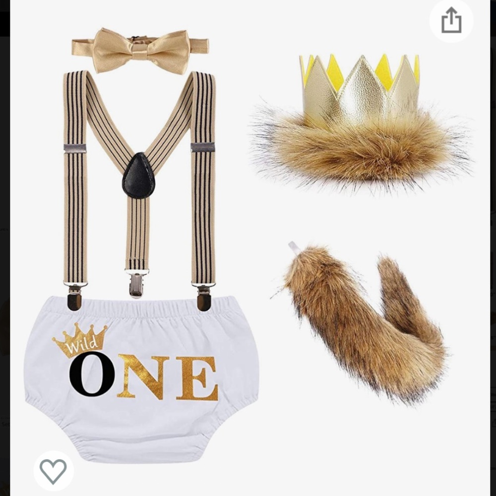 Where the wild things are first birthday outfit